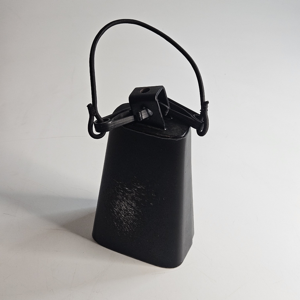 Black Steel Cowbell 6"